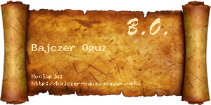 Bajczer Oguz névjegykártya